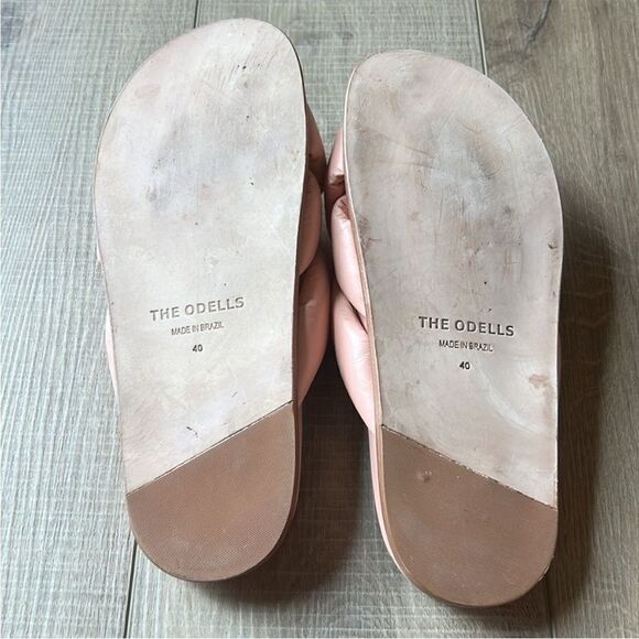 Anthropologie The Odells Puffy Slides Pink Summer Sandals EU 40 US 9.5 - Picture 5 of 7